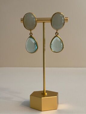 F. Gerald New Gum Drop Cabochon Drop Earrings